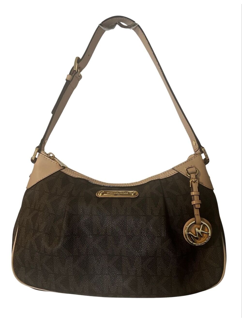MK106. Michael Kors Jet Set Signature Hobo / Shoulder Bag